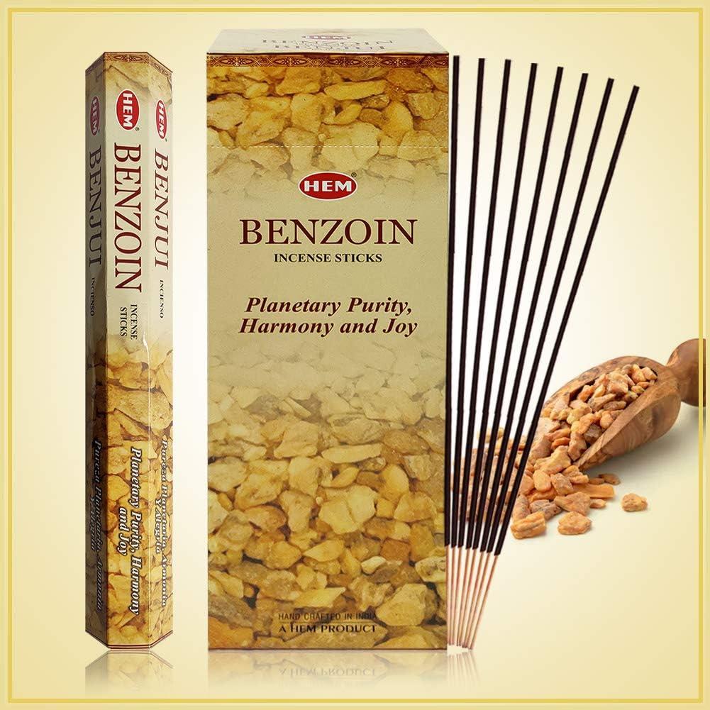 Kit de Incienso Benjuí TRUMIRI con Soporte - 120 Varitas