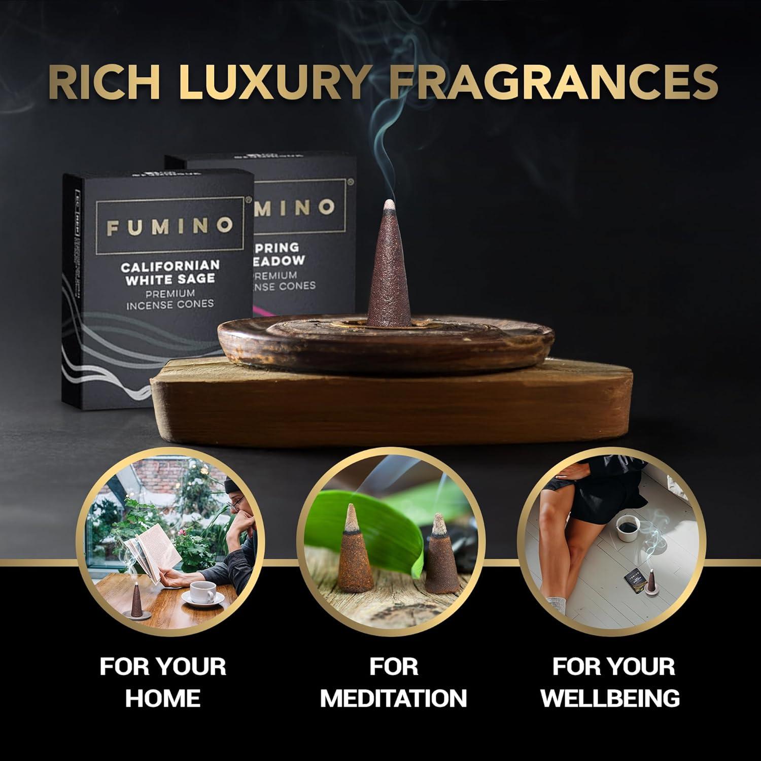 Conos de Incienso Fumino 90 Piezas Aromas Naturales