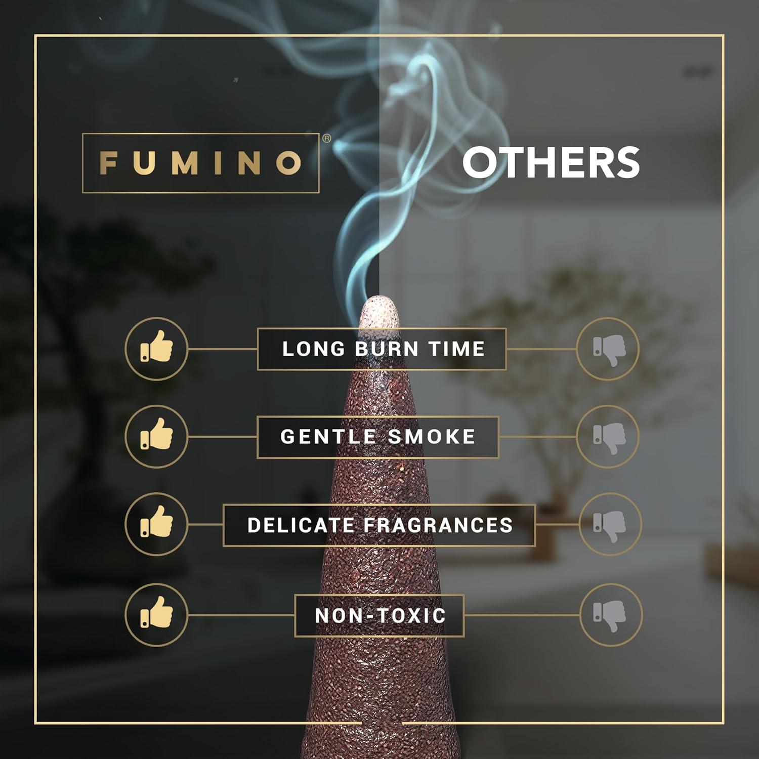 Conos de Incienso Fumino 90 Piezas Aromas Naturales