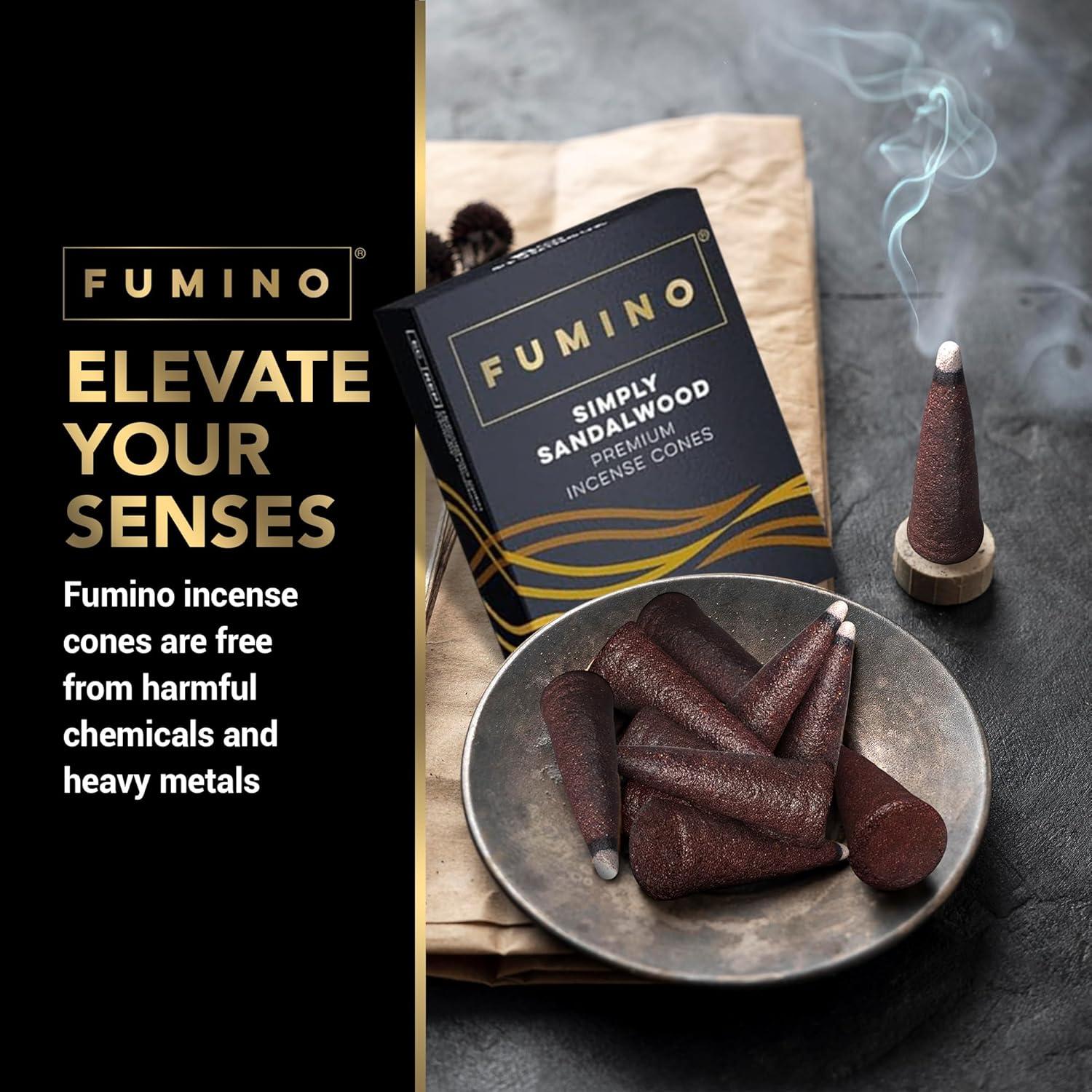 Conos de Incienso Fumino 90 Piezas Aromas Naturales