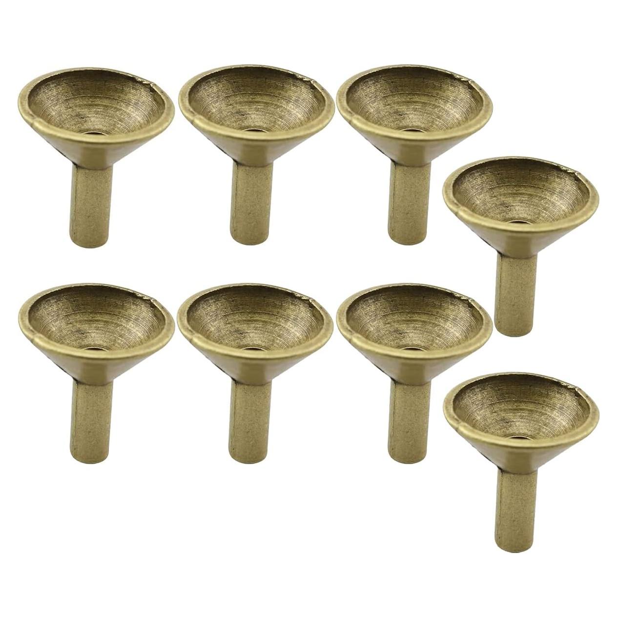 Soporte de Conos de Incienso Retroceso Luzen 8 Piezas Metal Bronce