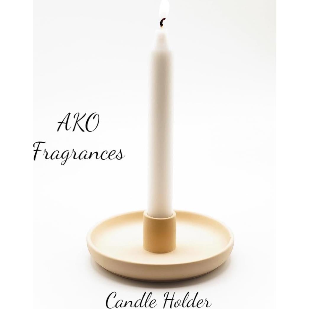 Soporte para Incienso 4 en 1 AKO FRAGRANCES Cerámica Beige