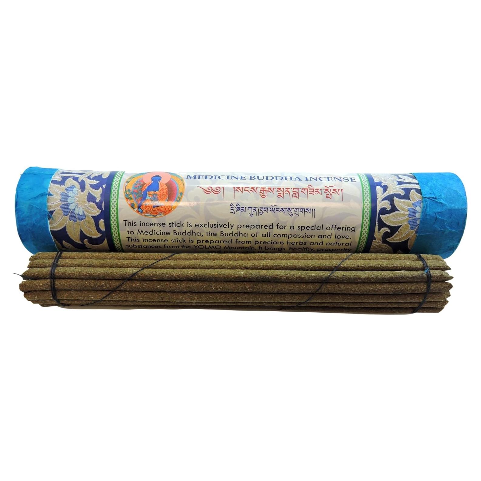 Incienso Sanador Buda de Medicina Manos de Tíbet - 30 Varitas
