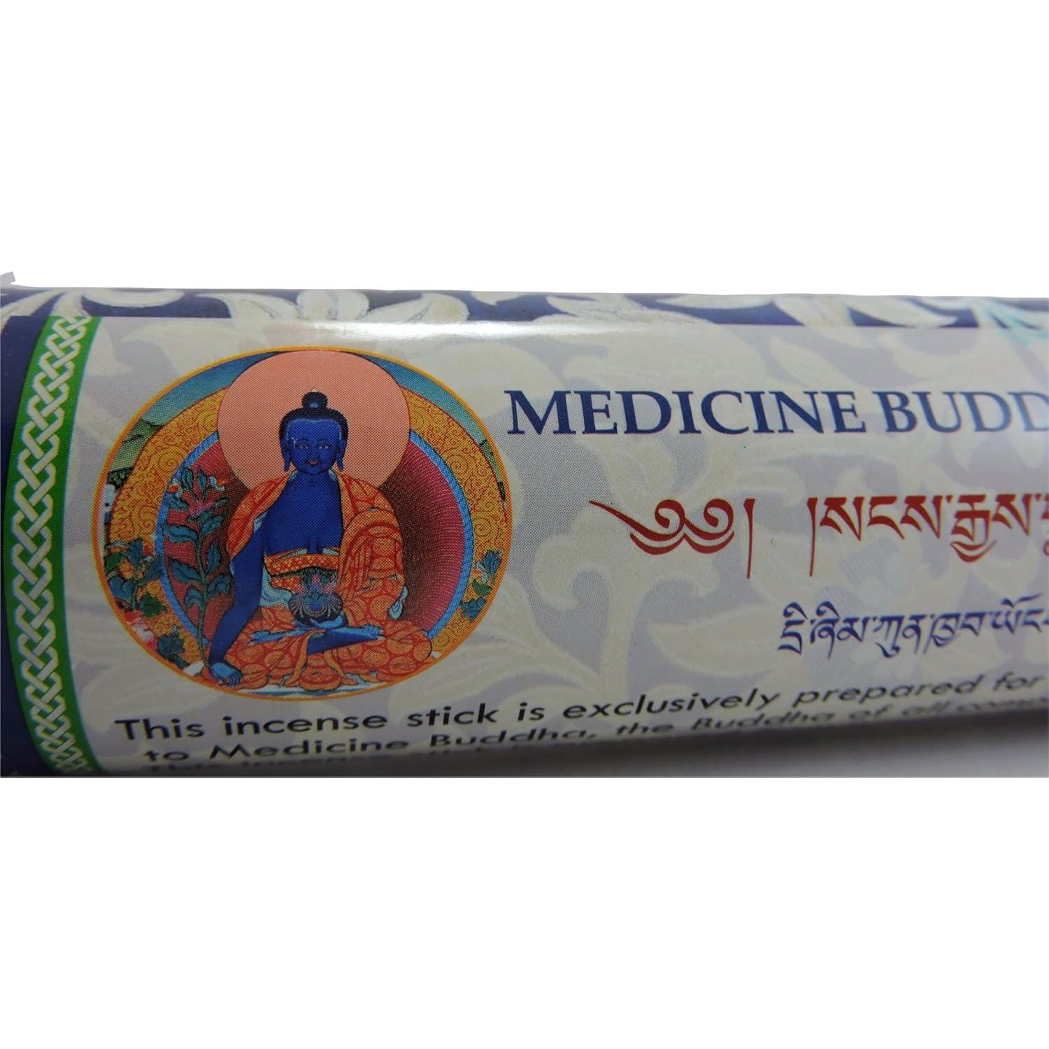 Incienso Sanador Buda de Medicina Manos de Tíbet - 30 Varitas
