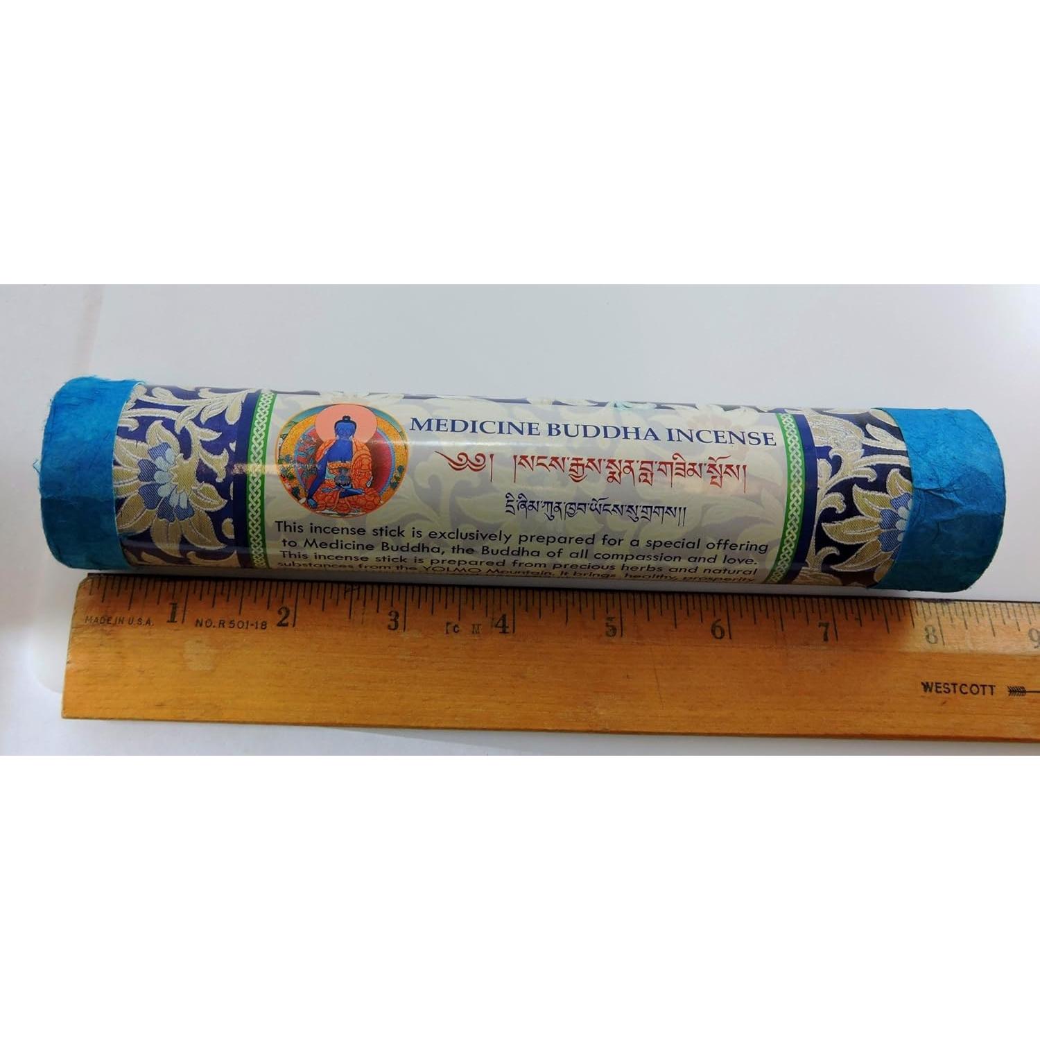 Incienso Sanador Buda de Medicina Manos de Tíbet - 30 Varitas