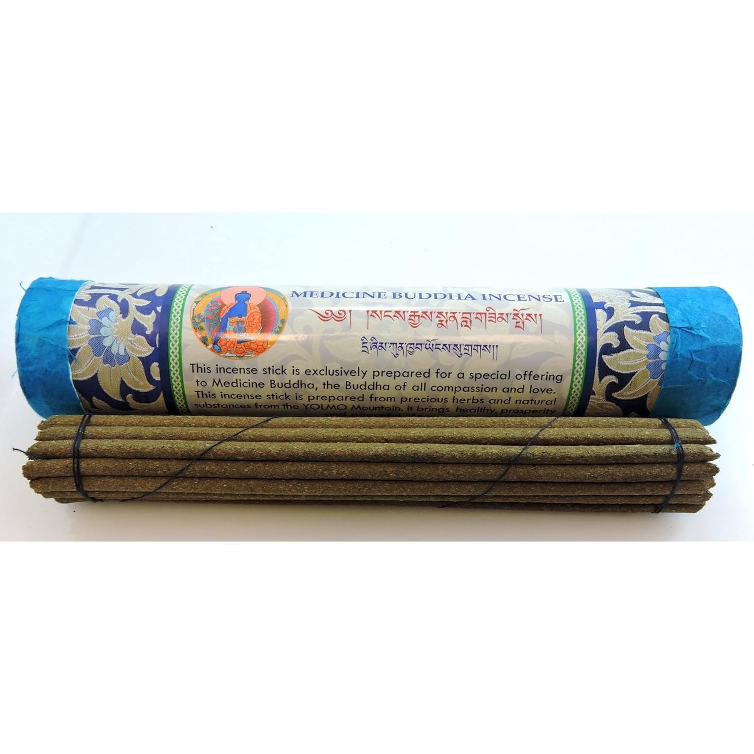 Incienso Sanador Buda de Medicina Manos de Tíbet - 30 Varitas