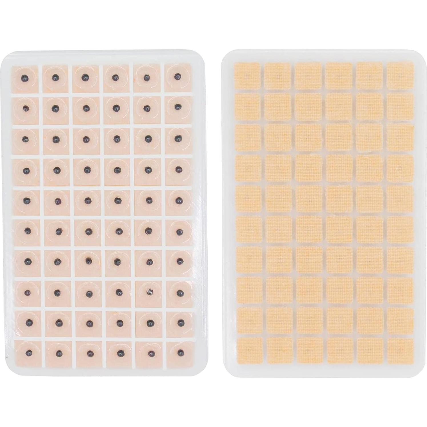 Kit de Acupuntura Auricular Hedigon 420 Piezas con Pinzas