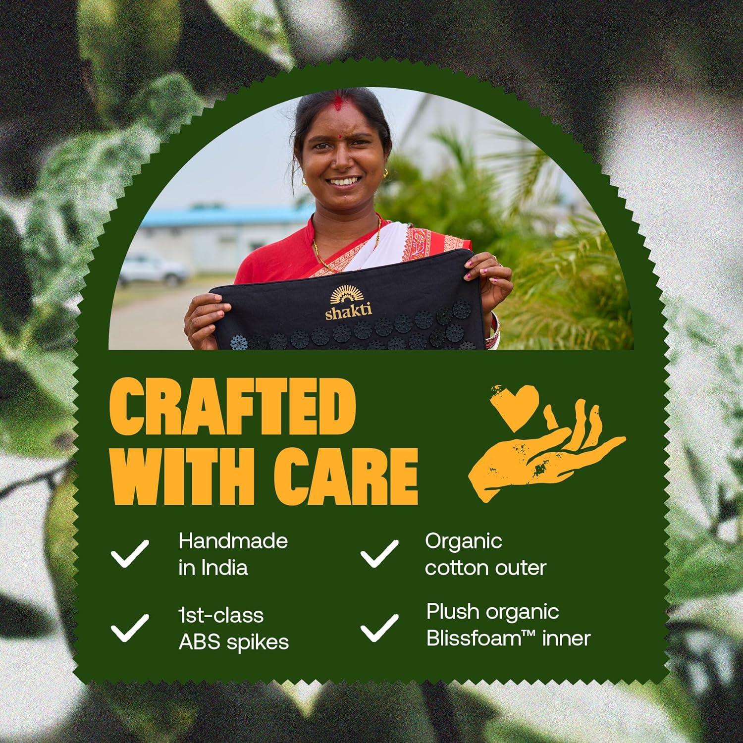 Conjunto de Almohada y Esteras de Acupresión ShaktiMat Premium Nivel 2