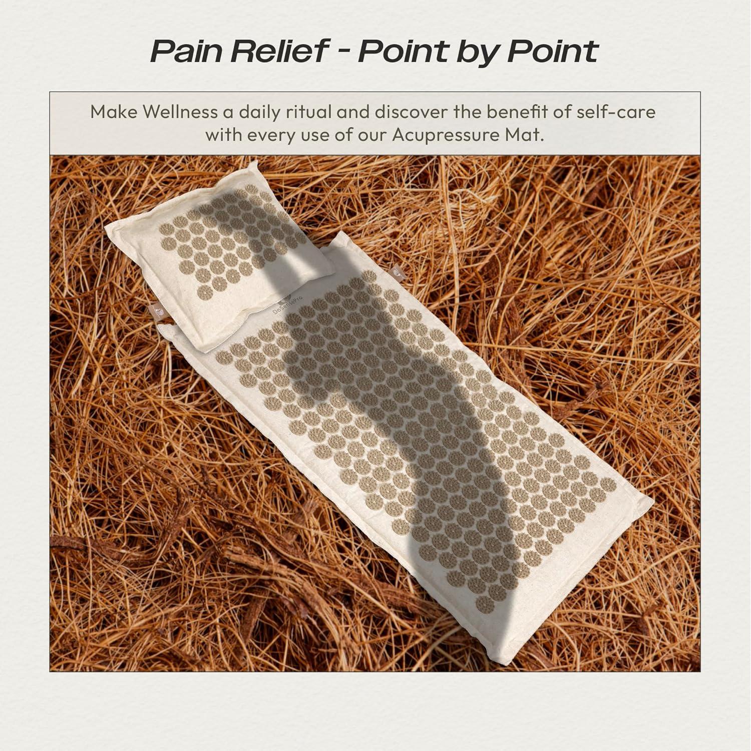 Juego de Almohadilla y Cojín de Acupresión DoSensePro 73.66 cm