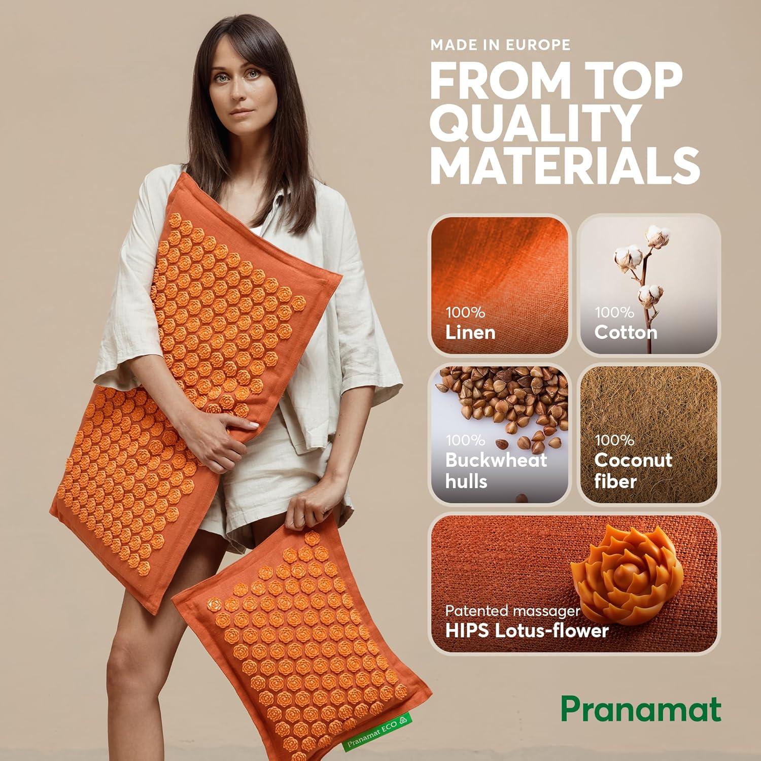 Juego de Almohadilla y Cojín de Acupresión Pranamat Lavanda