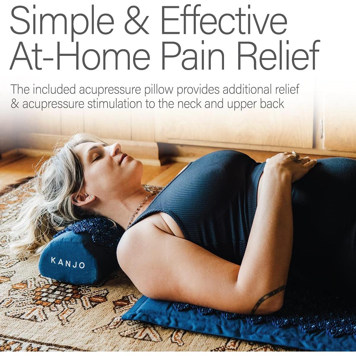 Conjunto Almohadilla y Almohada Acupresión Kanjo - Alivio Dolor