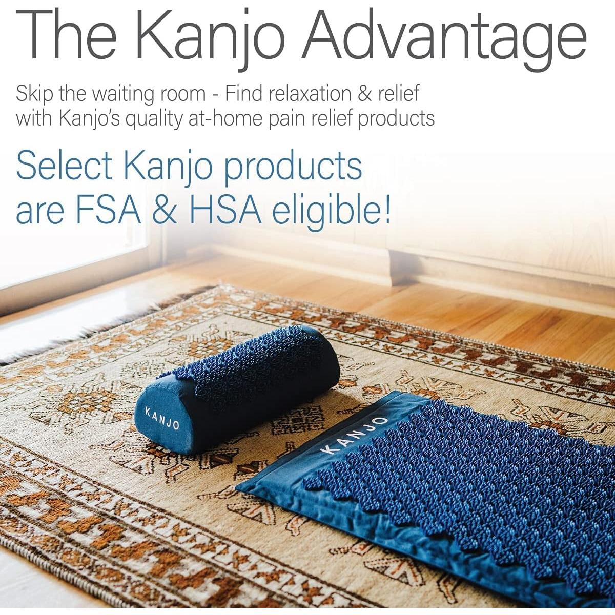 Conjunto Almohadilla y Almohada Acupresión Kanjo - Alivio Dolor