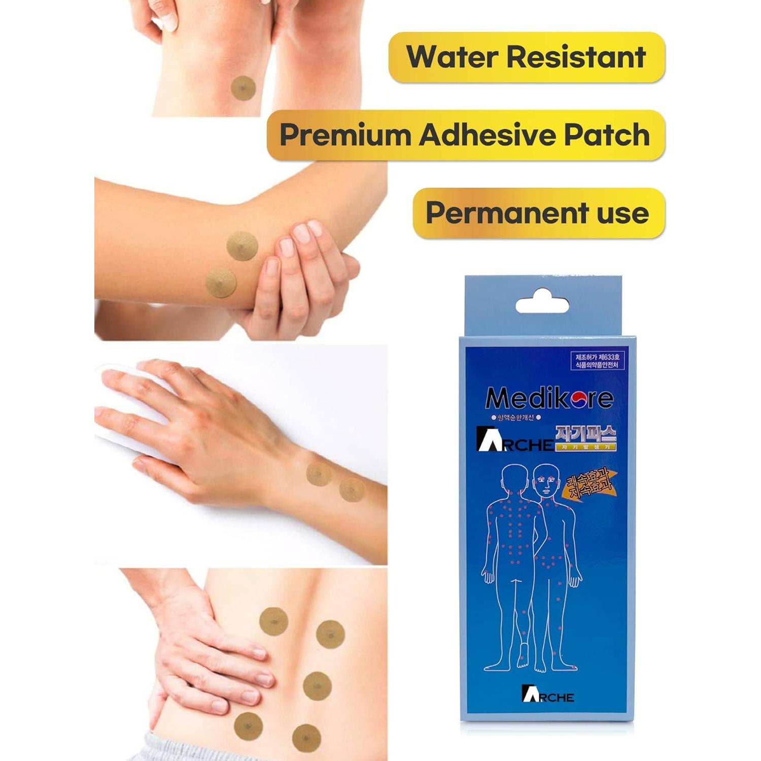 100 Parches Magnéticos ARCHE para Alivio del Dolor