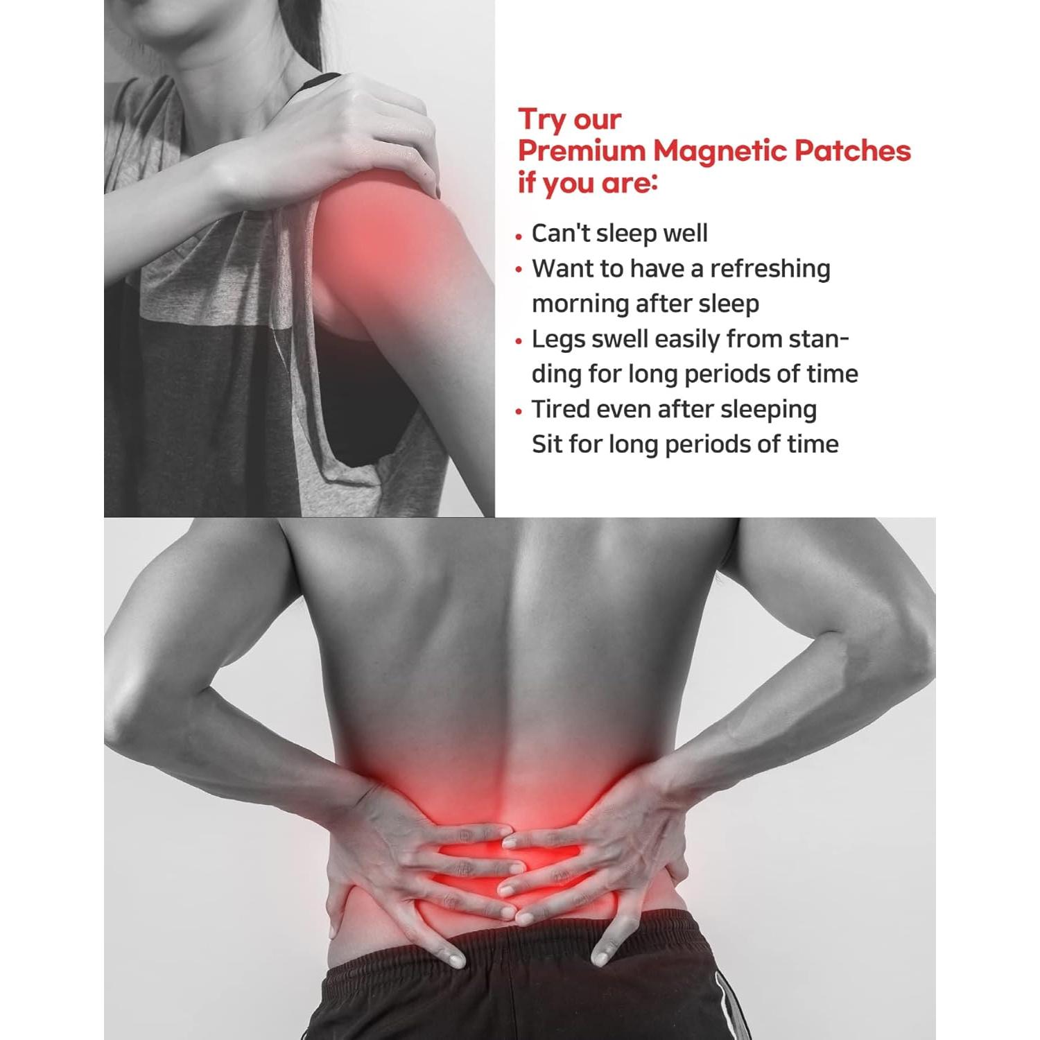 100 Parches Magnéticos ARCHE para Alivio del Dolor