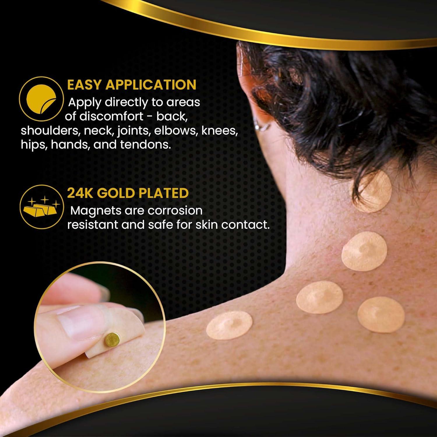 Parches de Acupresión Magnética MagnetRX - 20 Imanes 3500 Gauss