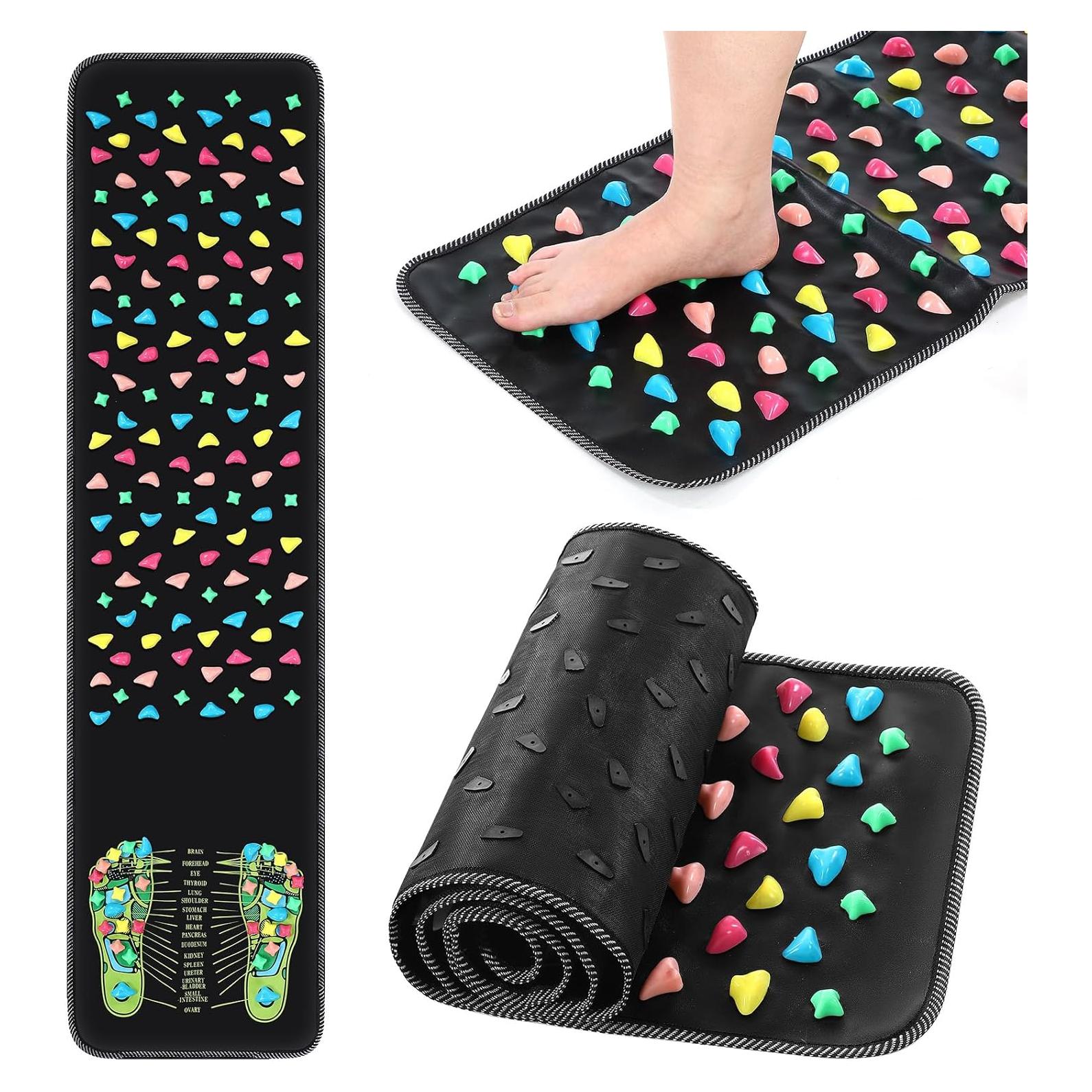 Alfombrilla de Masaje para Pies BBTO 140x35 cm Acupresión