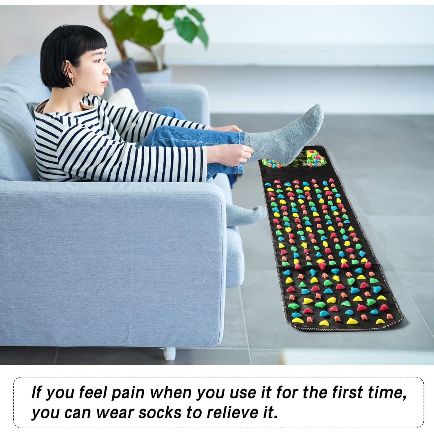 Alfombrilla de Masaje para Pies BBTO 175x35 cm Acupresión