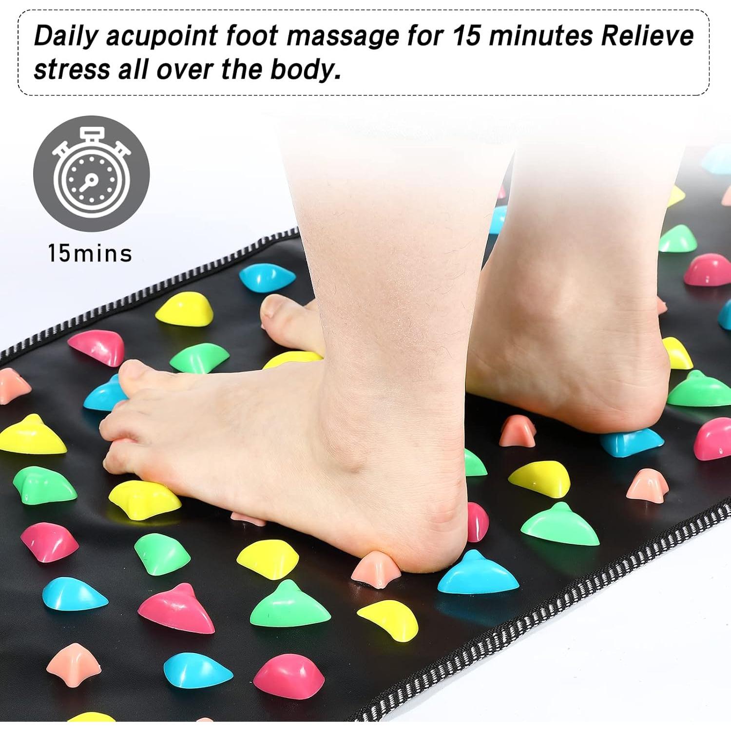Alfombrilla de Masaje para Pies BBTO 175x35 cm Acupresión