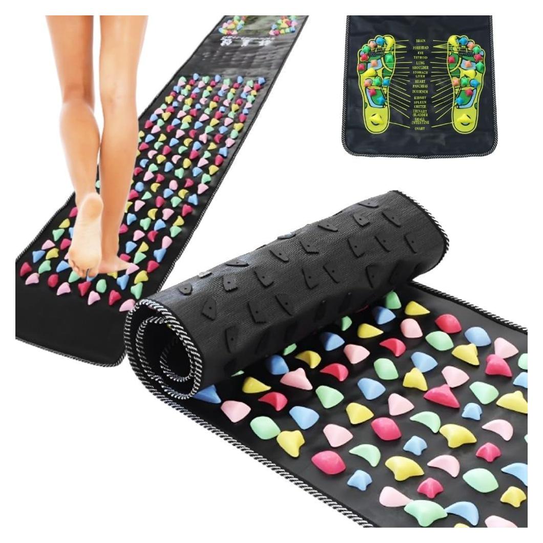 Alfombrilla de Masaje para Pies Japard 175x35 cm Acupresión