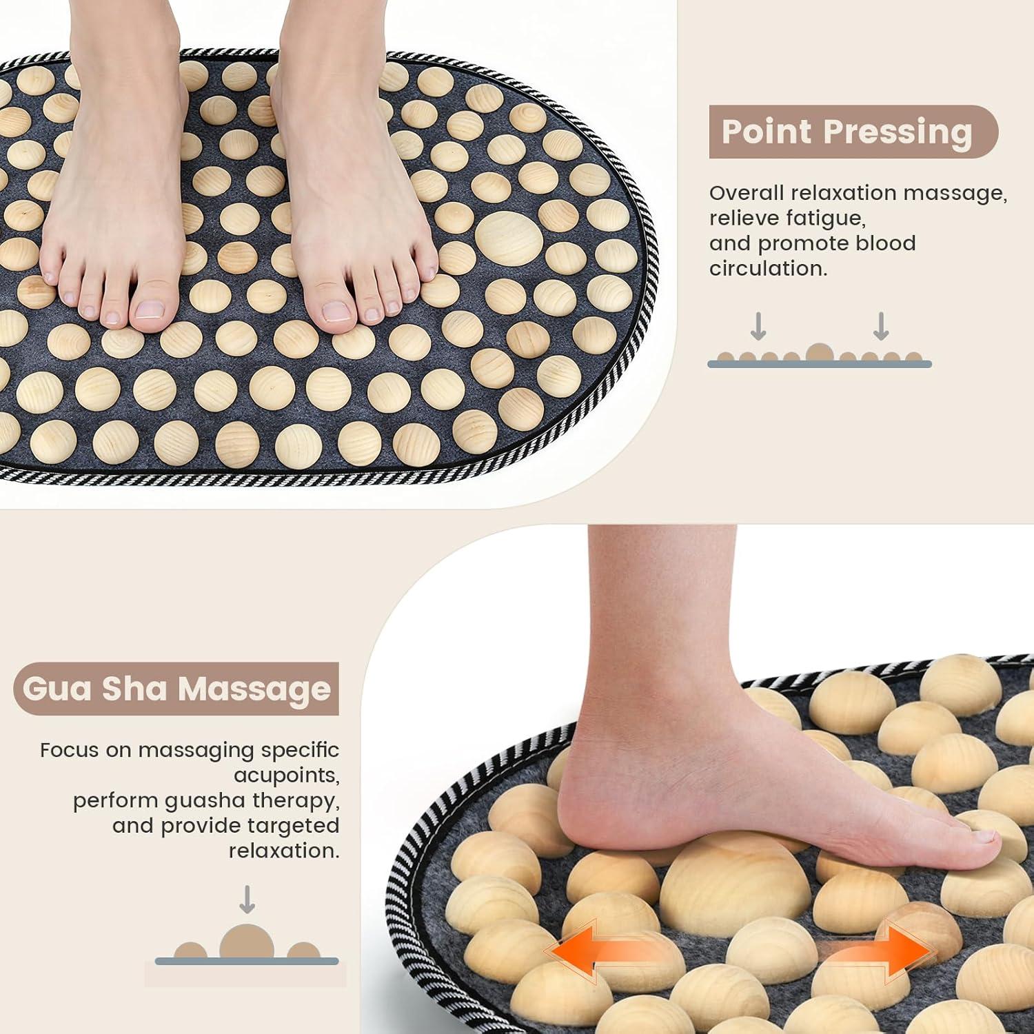 Alfombra de Acupresión para Pies Yingxue 60x40cm Antifatiga