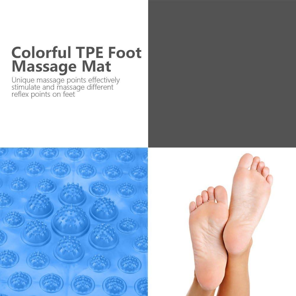 Alfombrilla de Masaje para Pies Huhushop TPE Azul 28.5x38.5cm