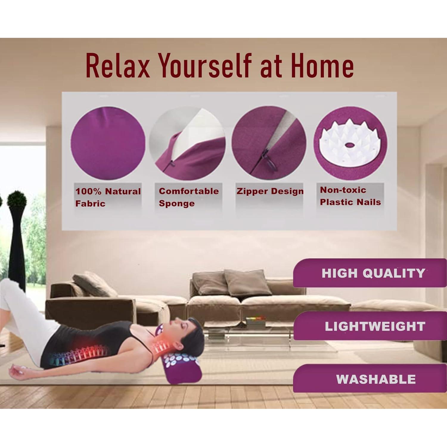 Almohada de Acupresión DoroSun ZCZT para Alivio de Estrés