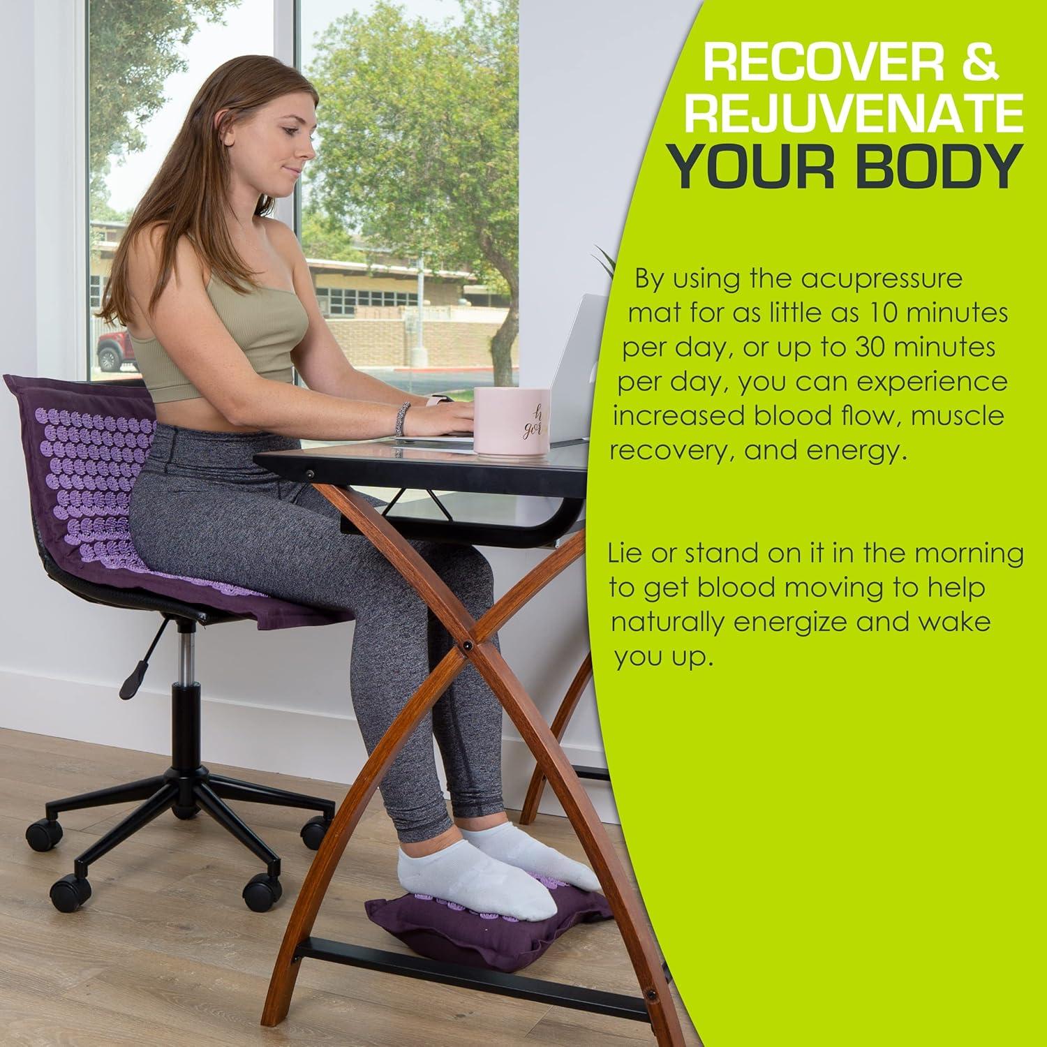 Juego de Almohadilla y Almohada de Acupresión ProsourceFit Ki