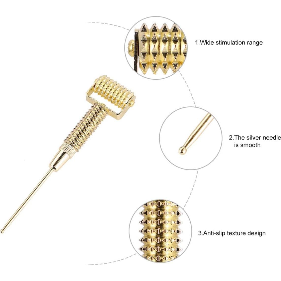 Masajeador de Acupuntura Healeved Oro 13x4cm para Oído