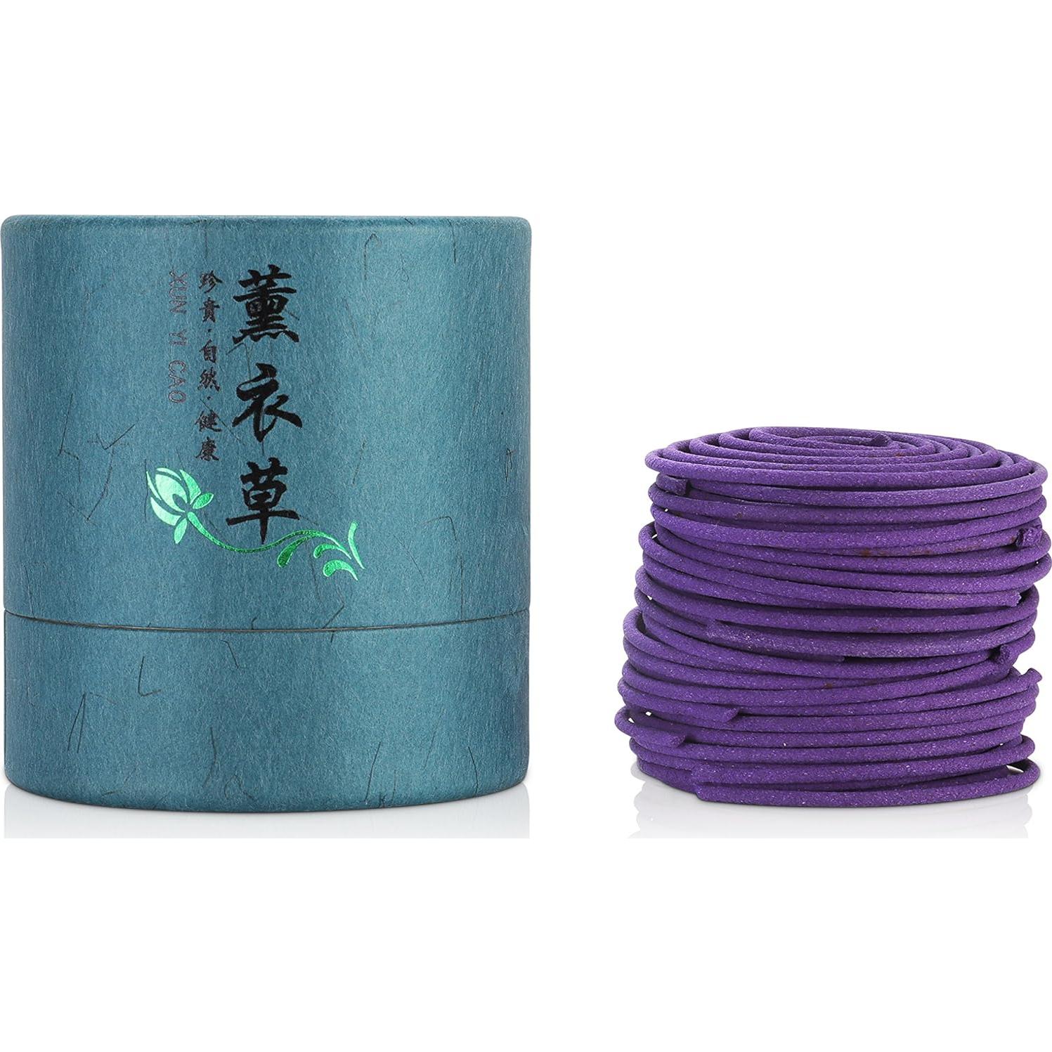 Incienso de Lavanda MIUPOO - 24 Bobinas, Alivia Estrés