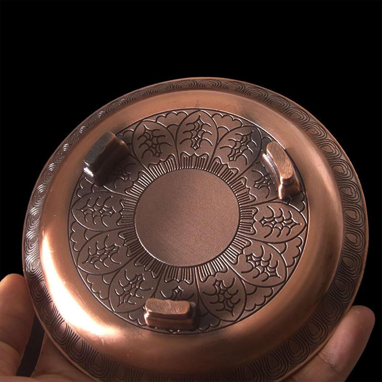 Plato de Ofrecimiento de Cobre FFTByou 12.95 cm para Ritual