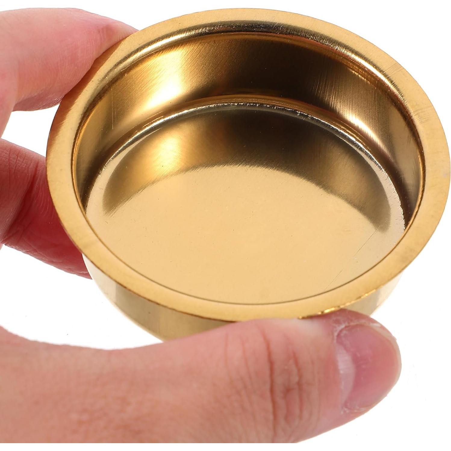 VOSAREA 6 Soportes de Incienso de Metal Dorado 5cm