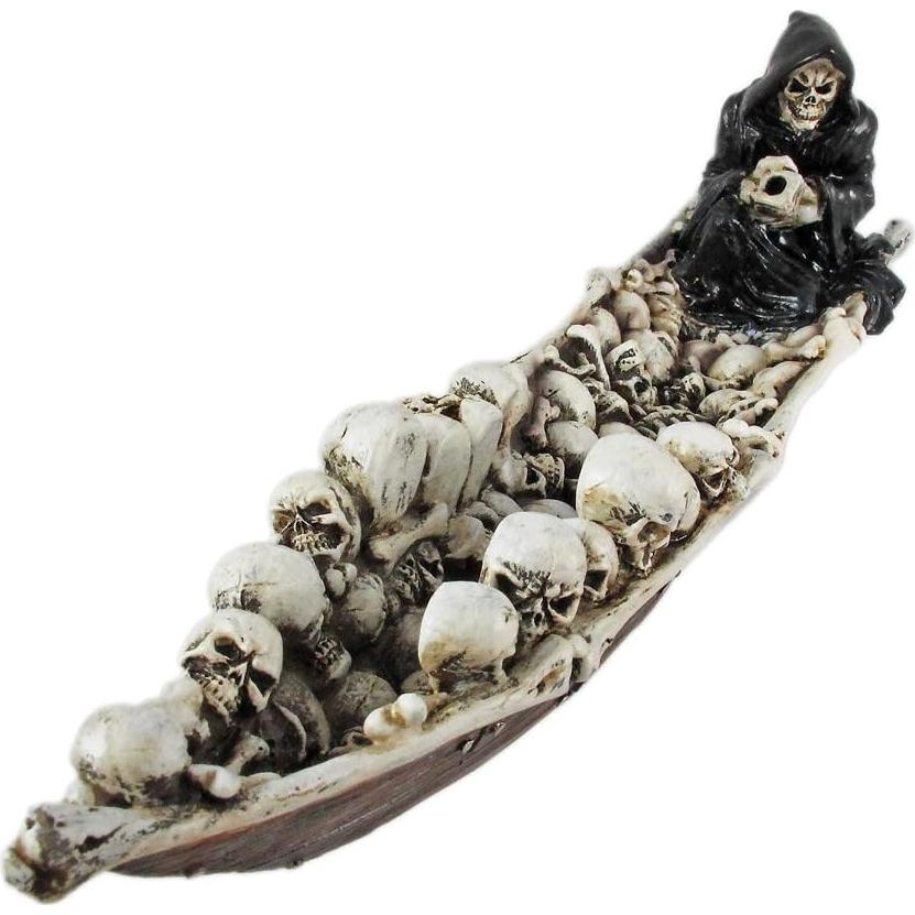 Soporte de Incienso Calavera del Segador DWK - 29.21 cm