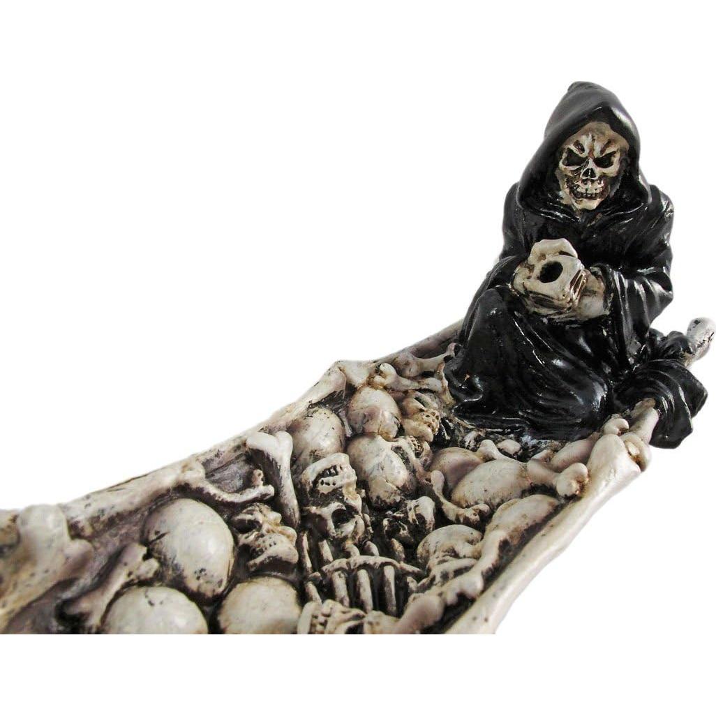 Soporte de Incienso Calavera del Segador DWK - 29.21 cm