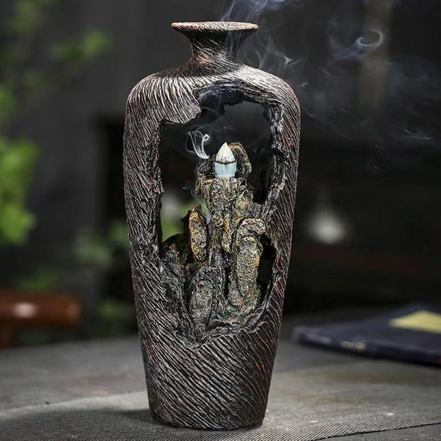 Soporte de Incienso de Retroceso Juliahestia 11.2x28.7cm