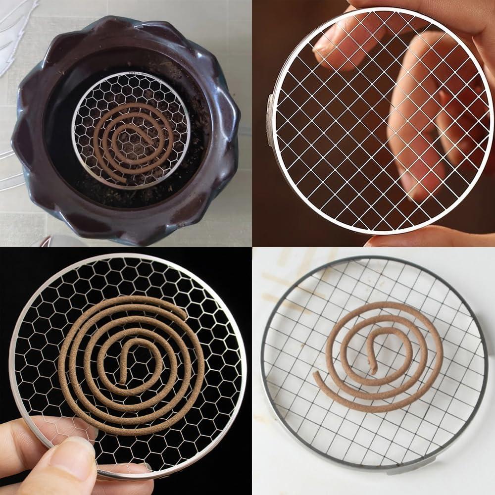 Paquete de 5 Pantallas de Incienso NentMent Acero Inoxidable