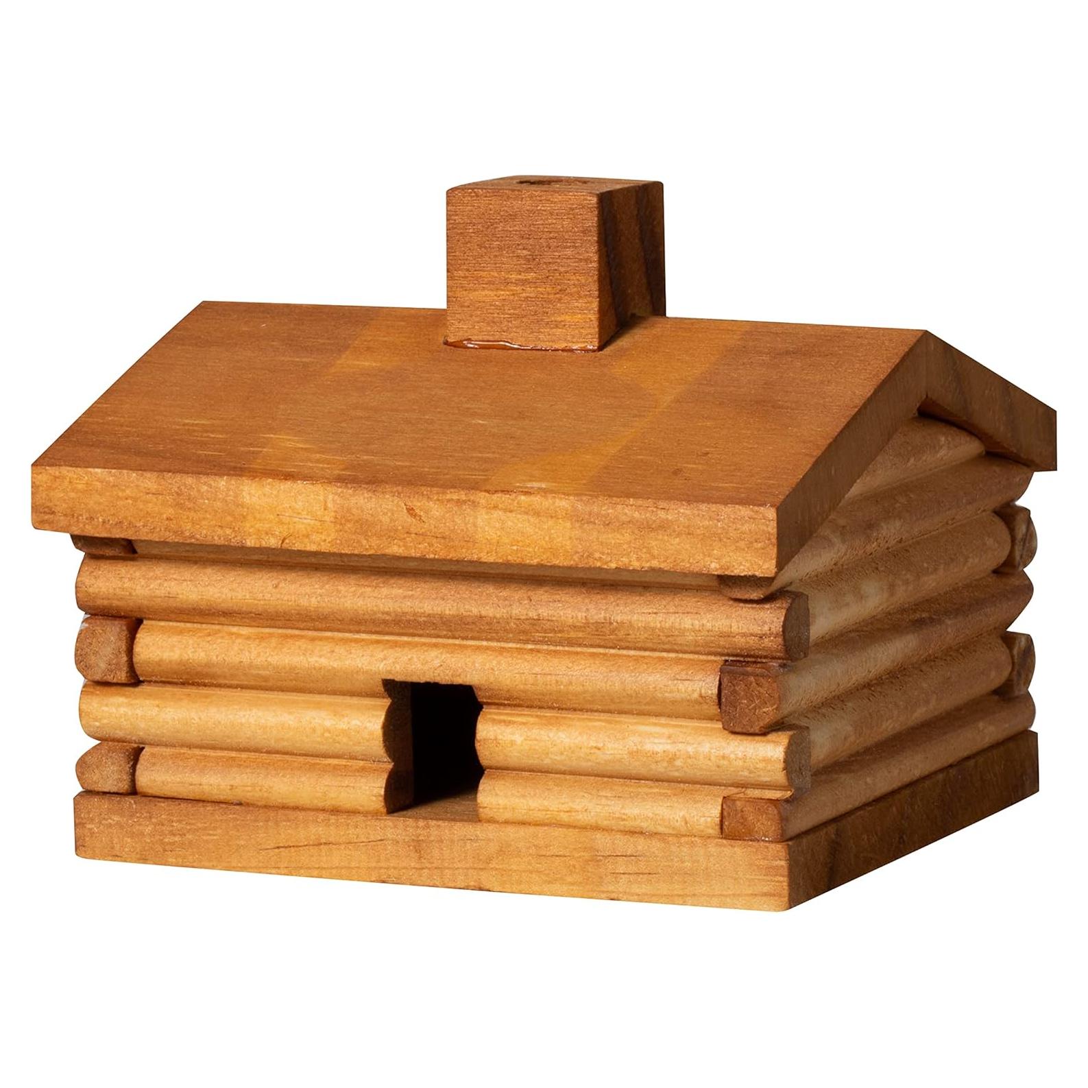 Quemador de Incienso de Madera Paine's Cabaña con 10 Conos