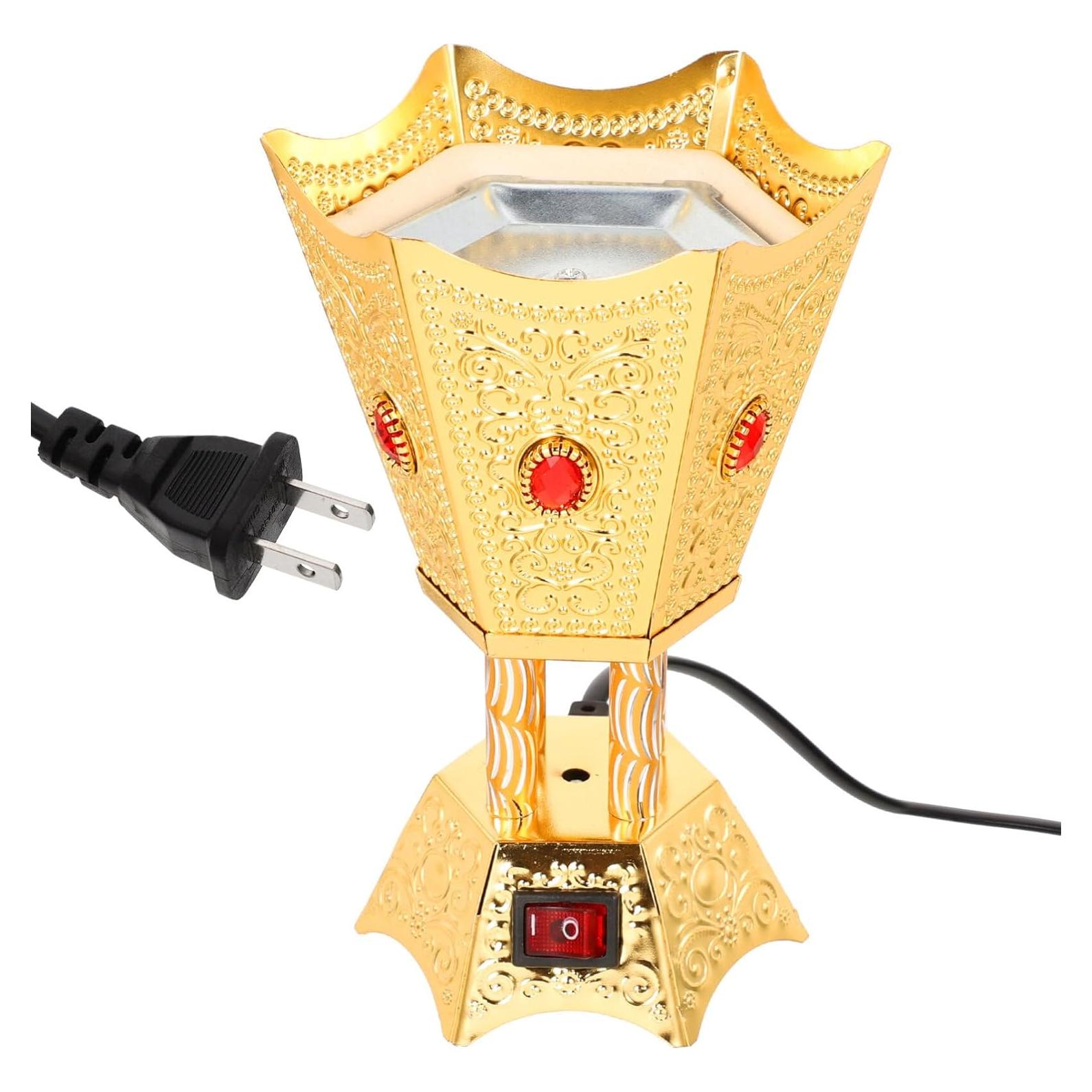 Horno de Bakhoor Eléctrico Ciieeo Dorado 345g Aromaterapia