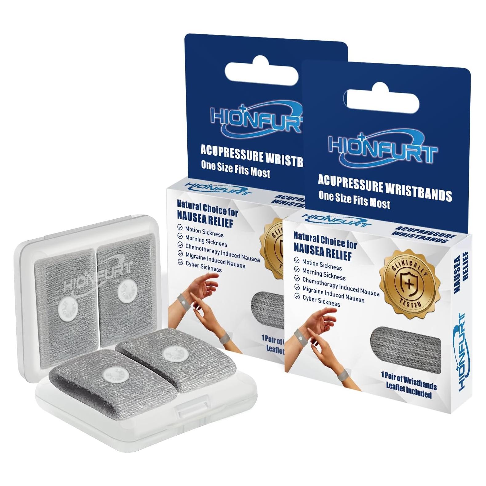 Banda Anti Náuseas Hionfurt - Alivio Natural para Adultos y Niños