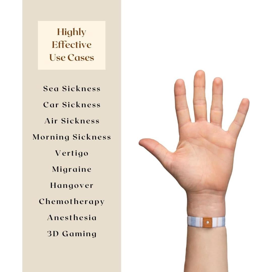Pulsera Antináuseas Root'd Mediana - Alivio Natural Mareos