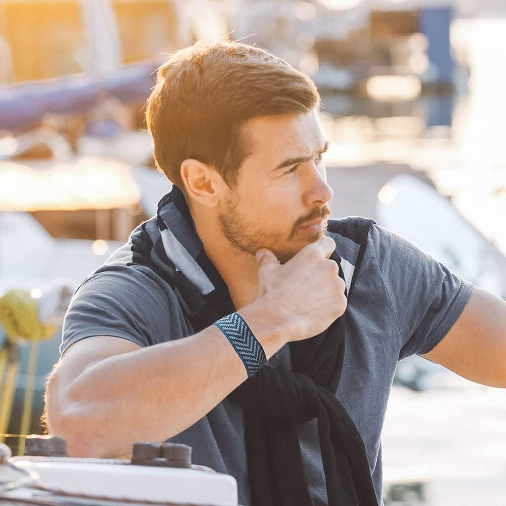 Blisslets Pulsera de Alivio de Náuseas - Mediana 14.3-16.8 cm