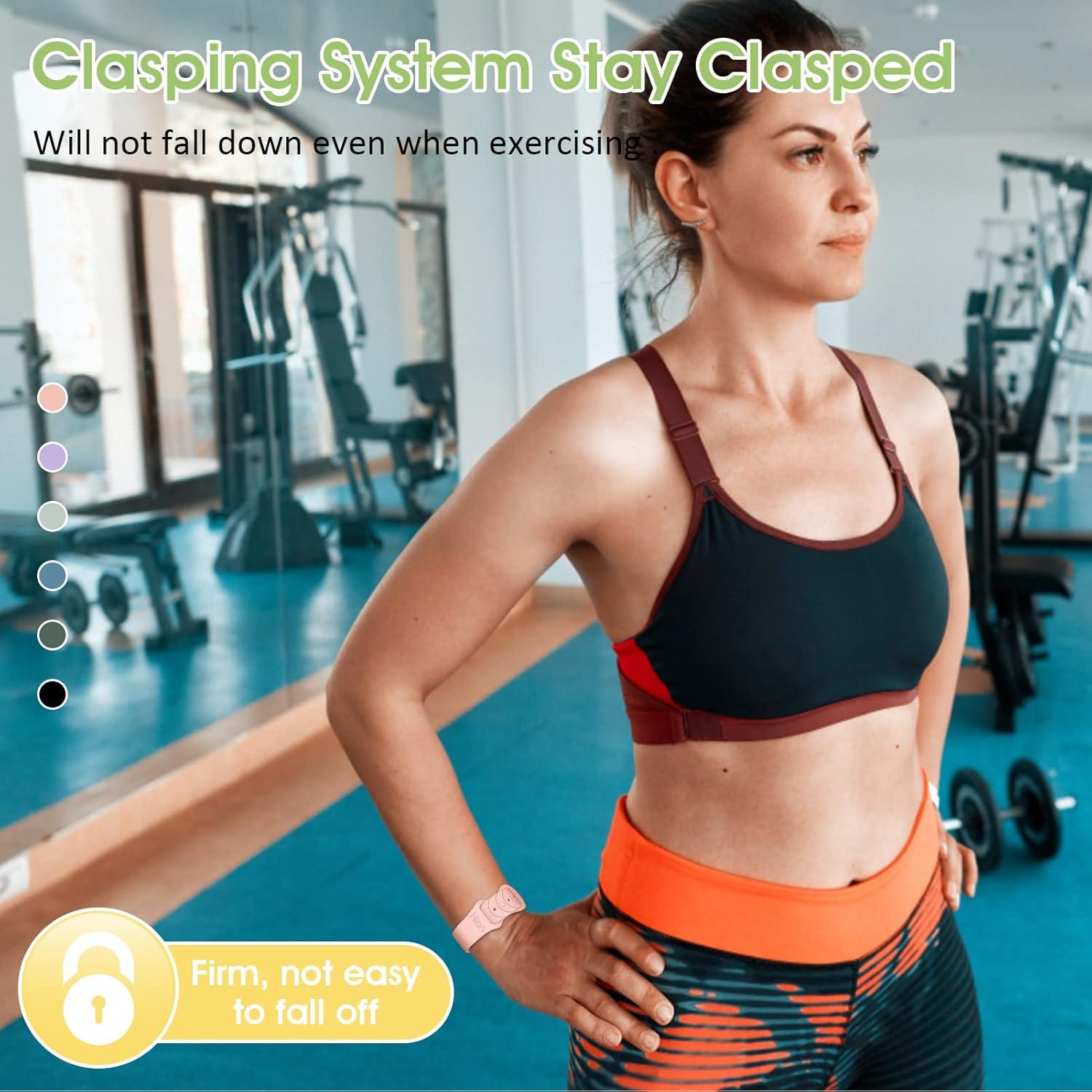 Pulseras Antináuseas Hion - 1 Par Negro, Acupresión