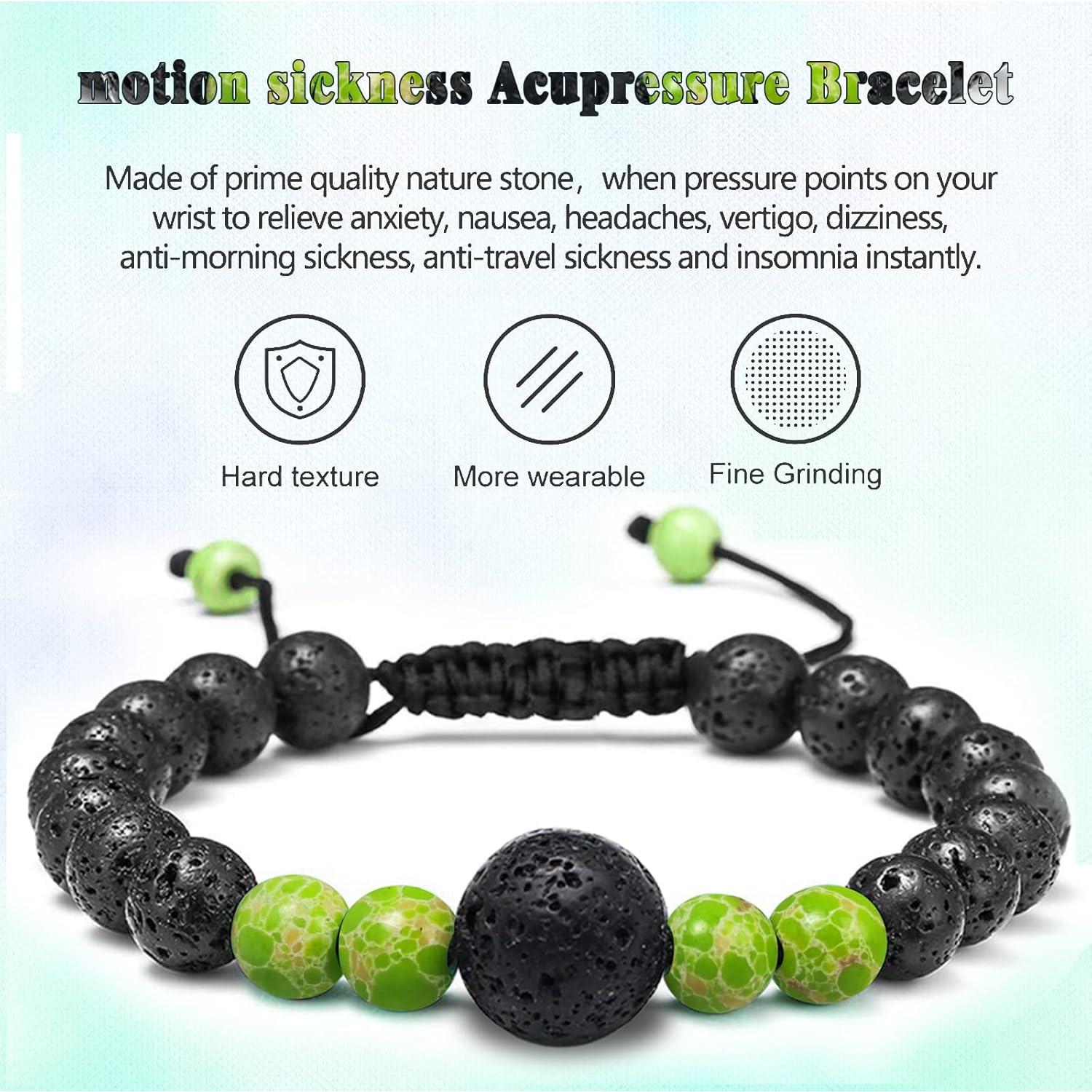 Brazaletes de Acupresión Hion para Náuseas - 6 Piezas