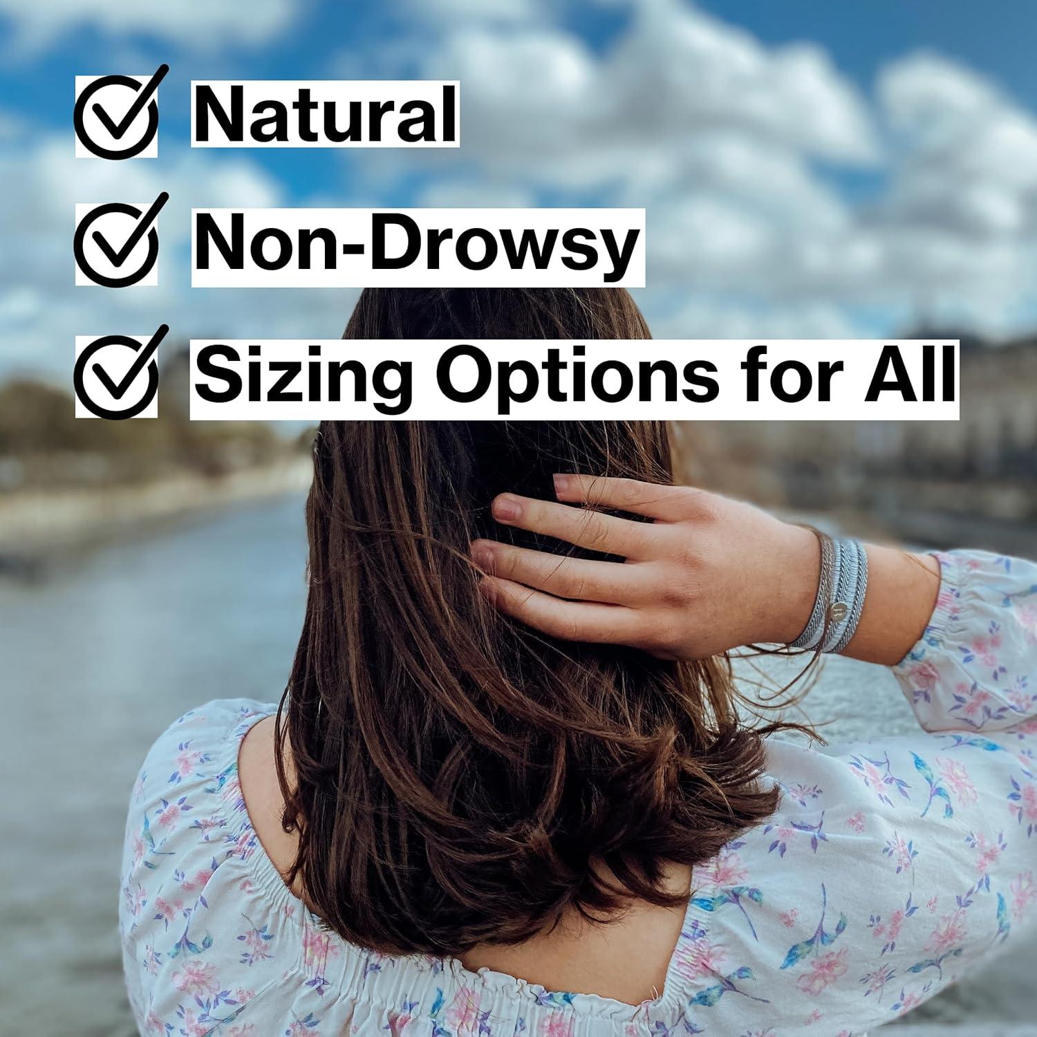 Blisslets Banda de Alivio de Náuseas - Grande - Plata