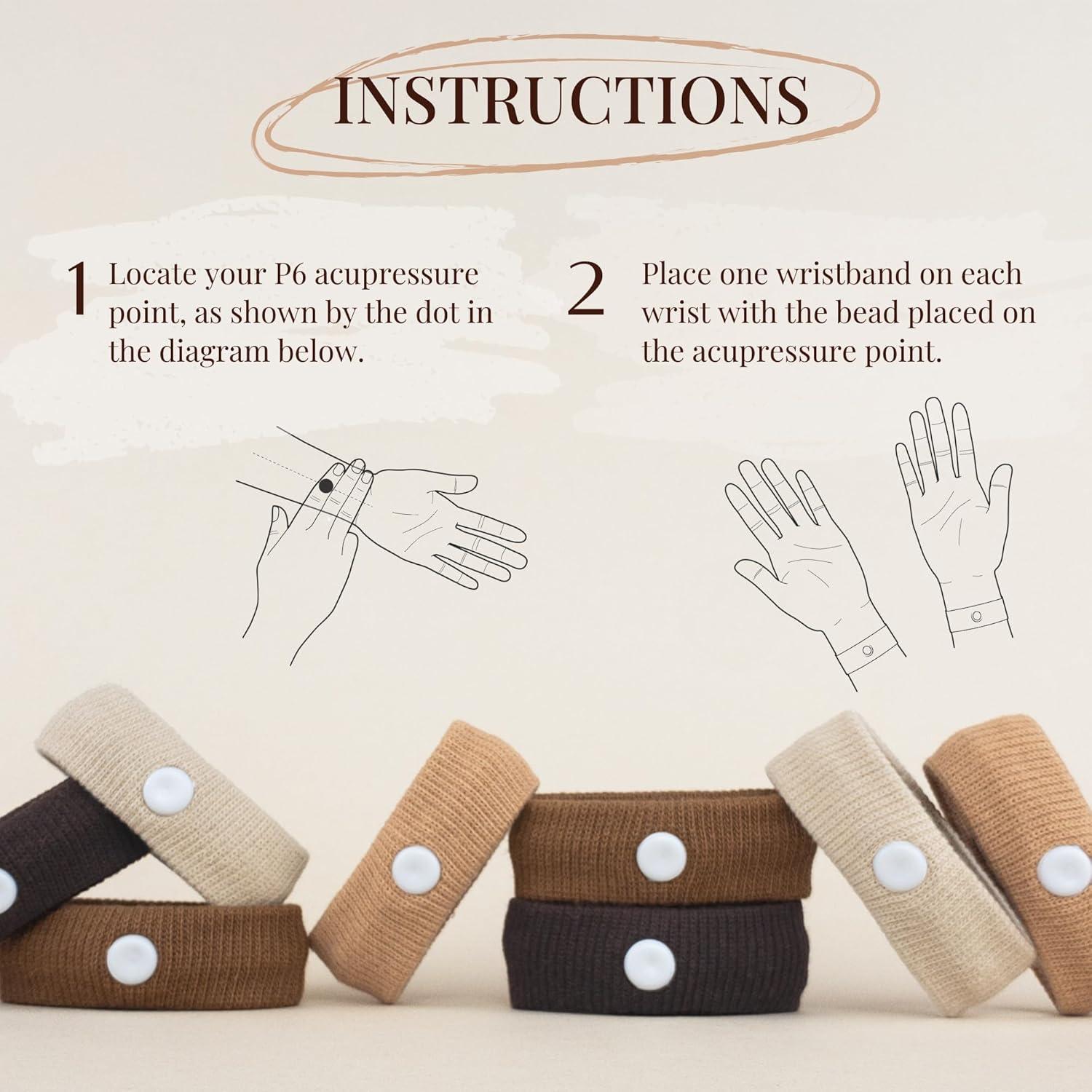 Pulsera Anti Náuseas Nudee | Alivio para Embarazo y Mareos