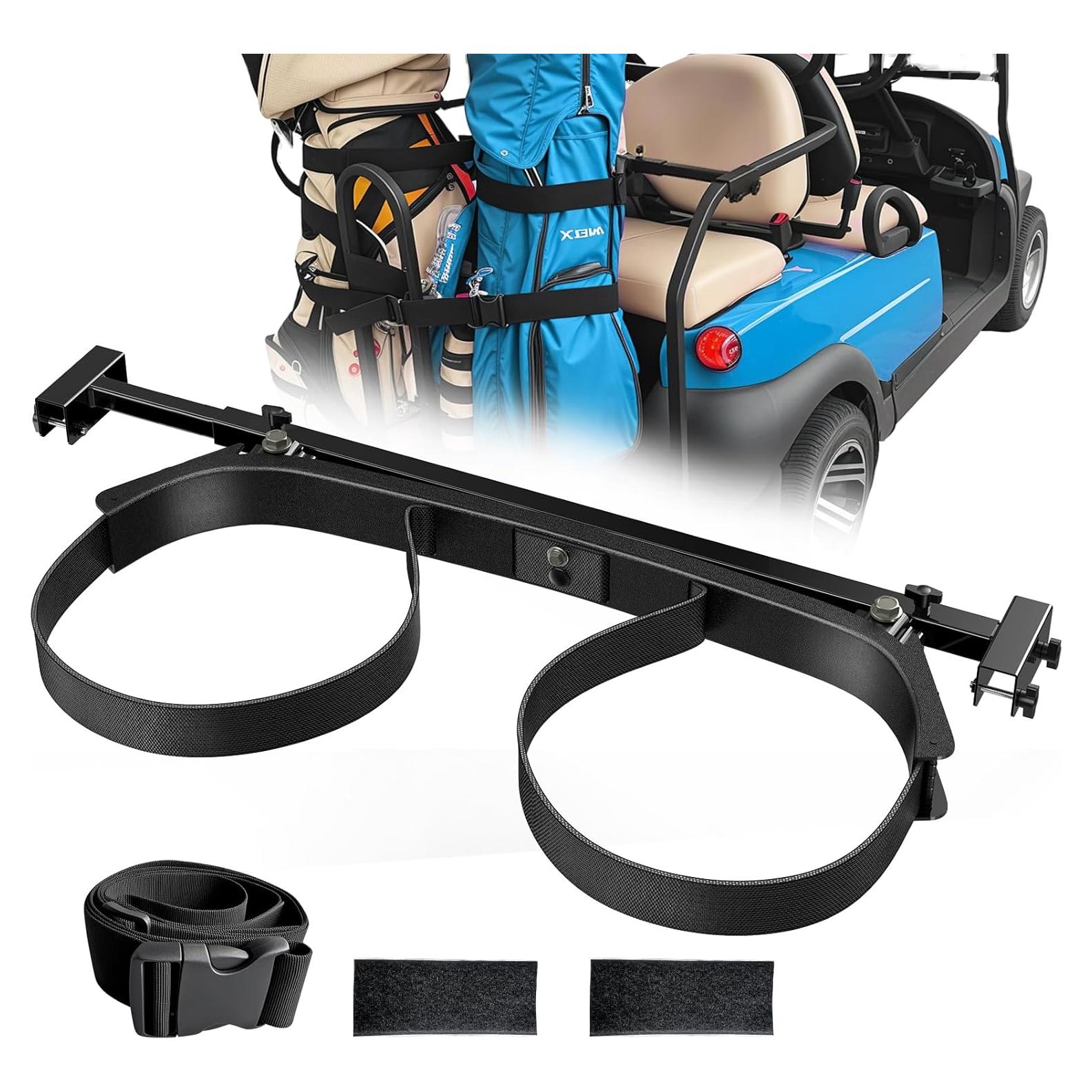 Soporte de bolsa de golf ENEKERP para carrito 2+2 ajustable