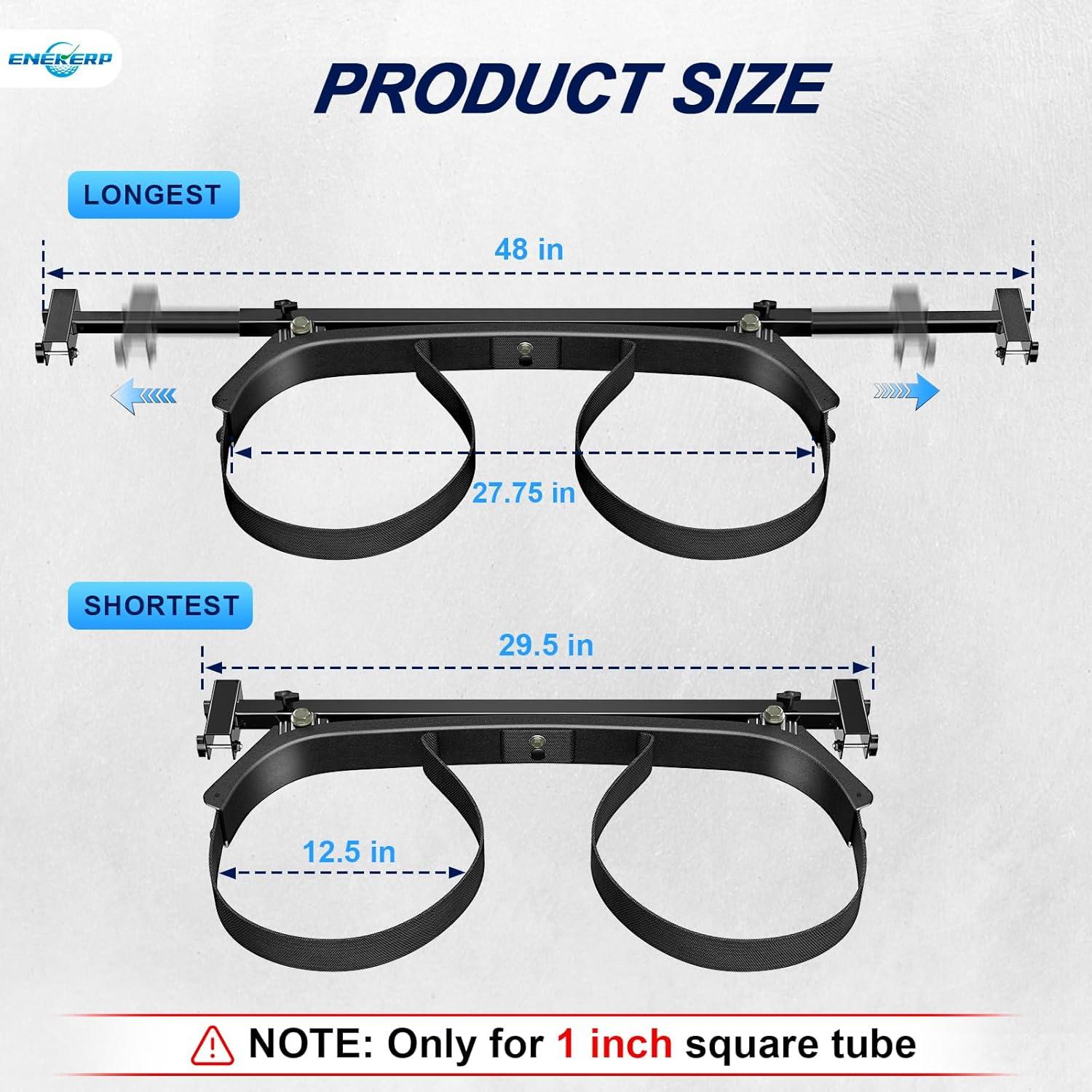 Soporte de bolsa de golf ENEKERP para carrito 2+2 ajustable