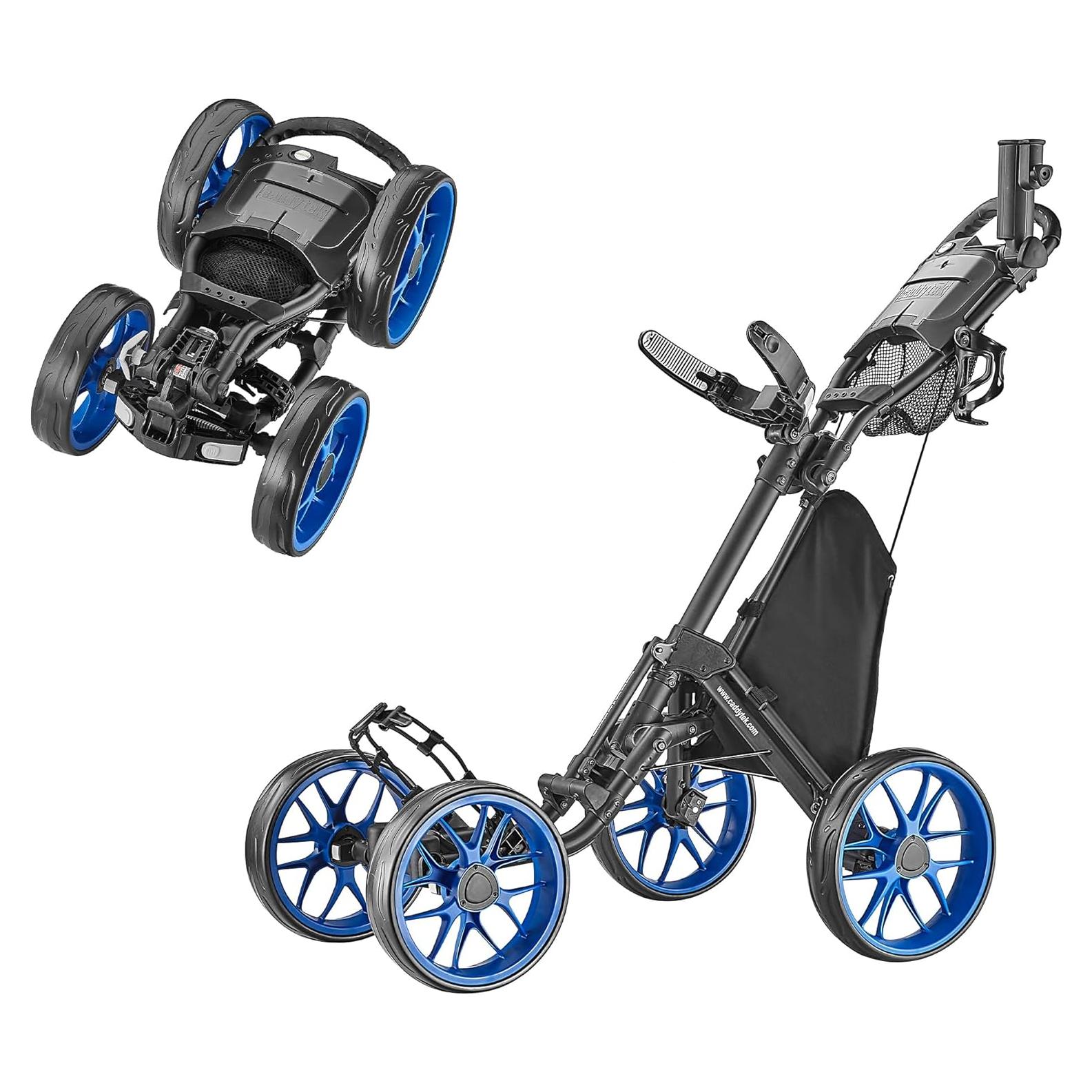 Carrito de Golf Caddytek CaddyCruiser ONE V8 Plegable Azul