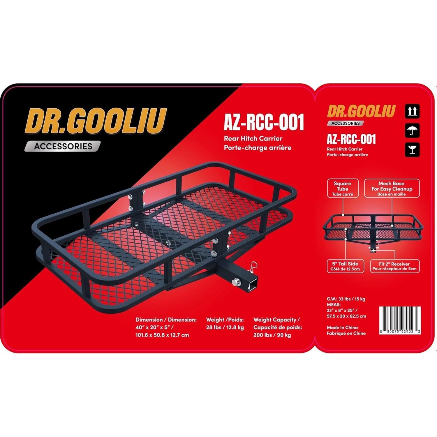 Transportador de Carga Trasero Dr. Gooliu 101.6x50.8cm 90.7kg