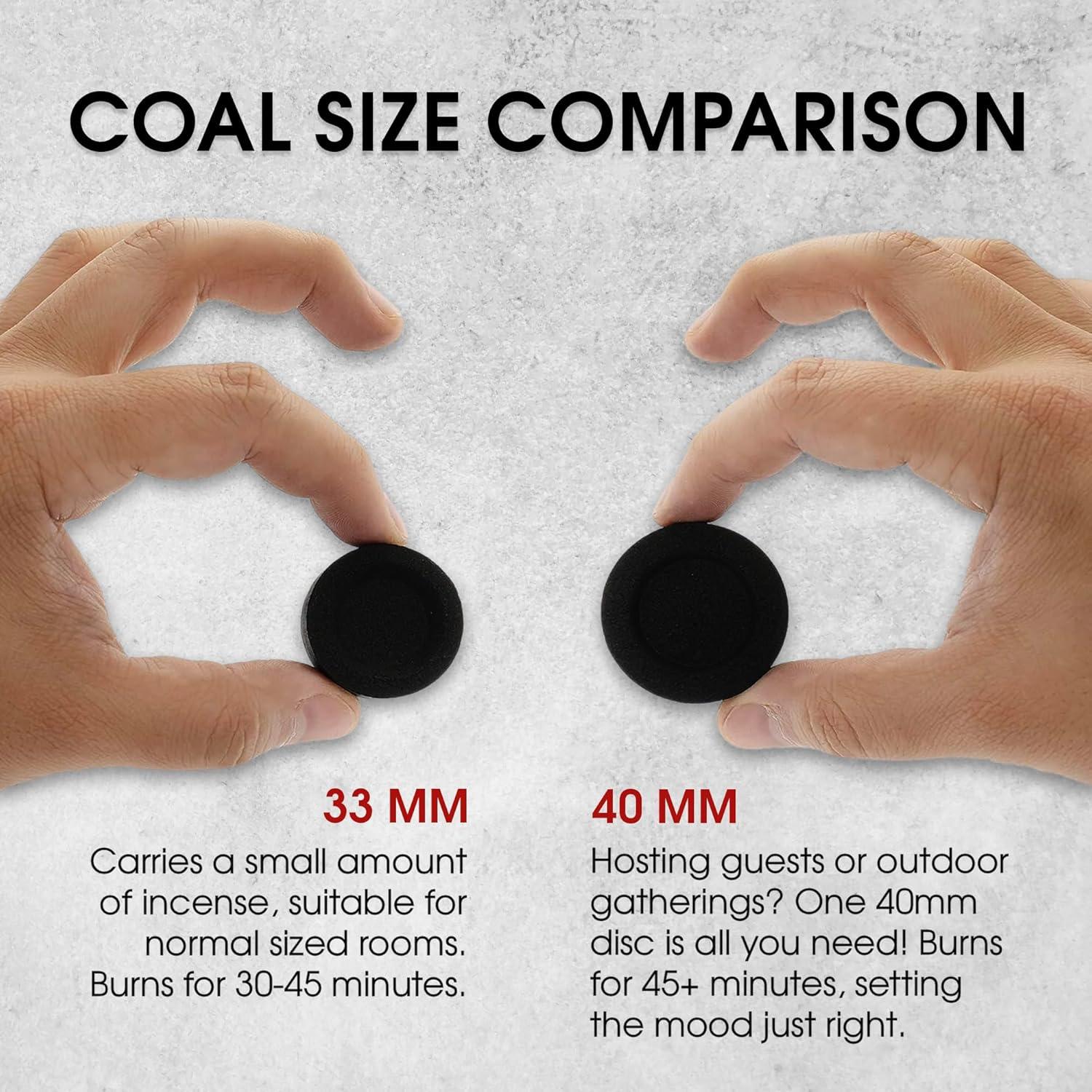 Tabletas de Carbón Sunlight 100 Unidades - Encendido Rápido