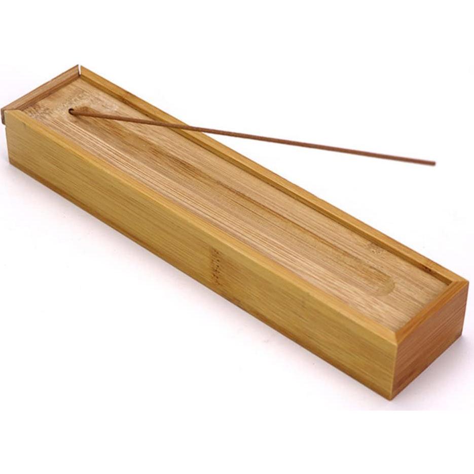 Caja de Almacenamiento para Incienso COHEALI de Bambú 22.5x5x3cm